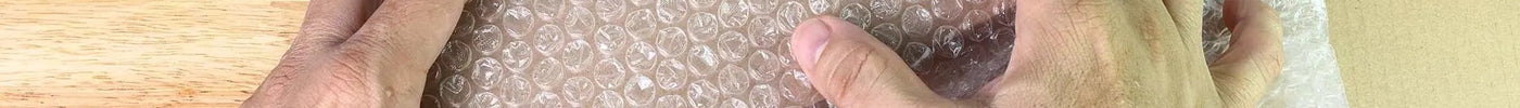 Bubble wrap - inexpensive and versatile protection for your products.