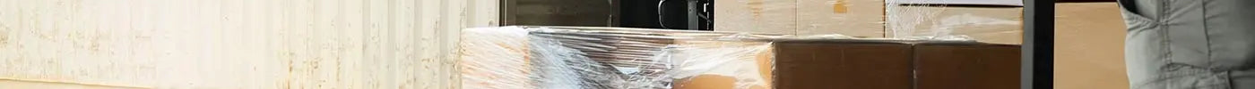 Photo of a perfectly wrapped pallet, ready for dispatch