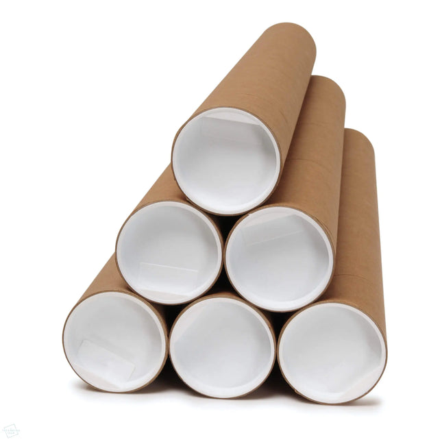 Cardboard Postal Tubes for A1 Paper 640 x 50.8mm The Packaging Club