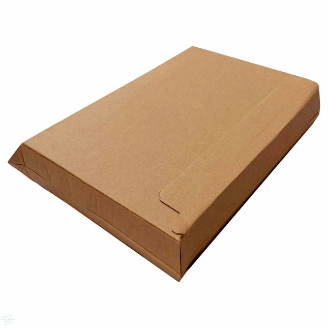 envelope with pop up sides, sealed closed with integrated peel and seal strip