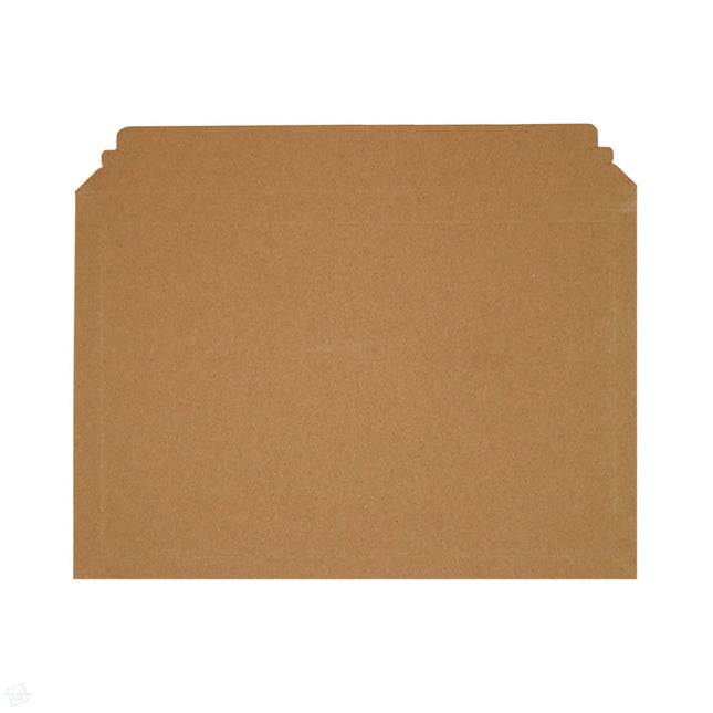 Solid board envelope with peel and seal, fits Royal Mail large letter - front