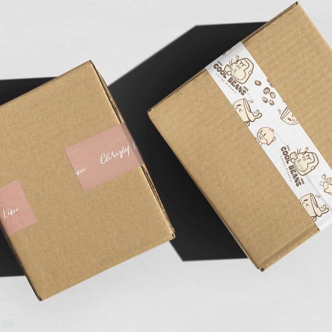 Custom Printed Paper Packing Tape 72mm x 50m The Packaging Club