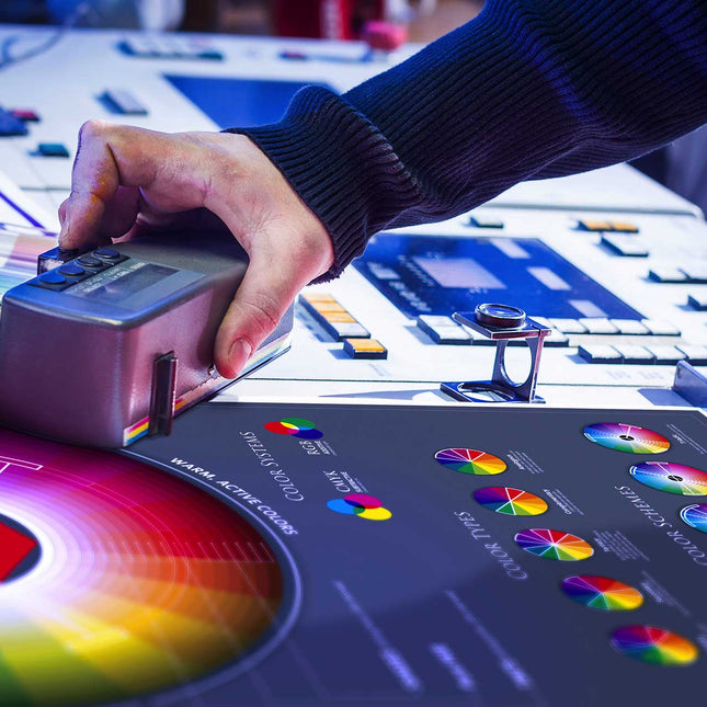 testing colour accuracy of printing press output