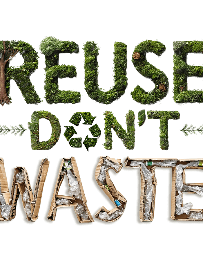 reuse dont waste - slogan for RepeatPack - reusable packaging for a circular economy