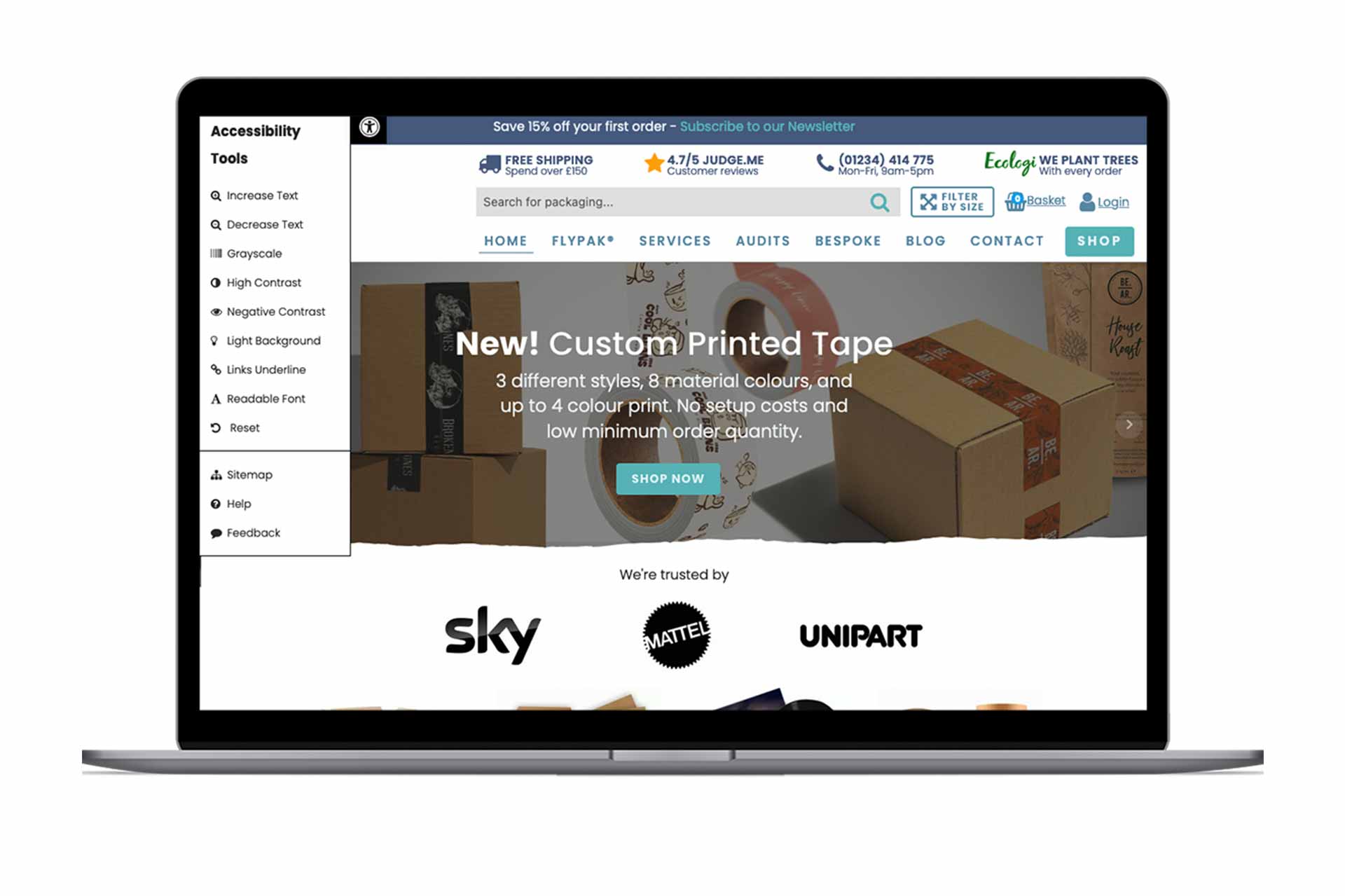 Accessibility Improvements to our Website