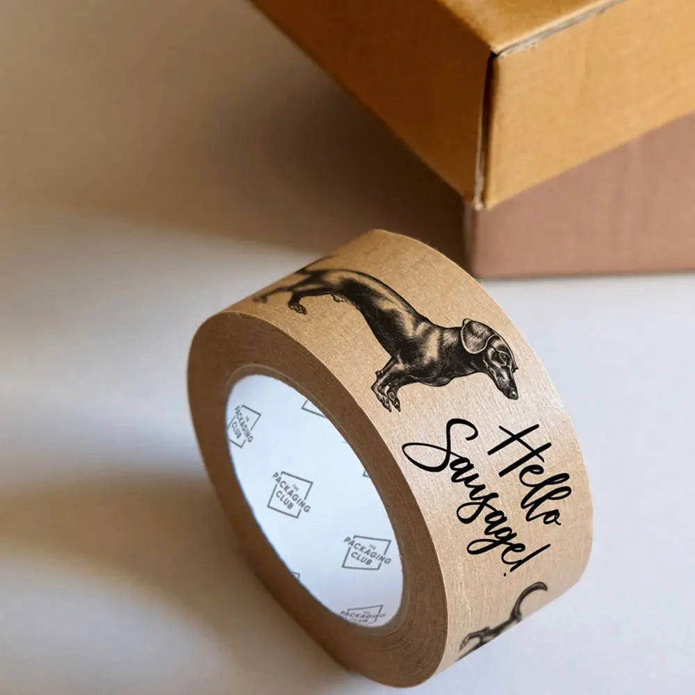 Branded-Water-Activated-Packaging-Tape-Security-Style The Packaging Club
