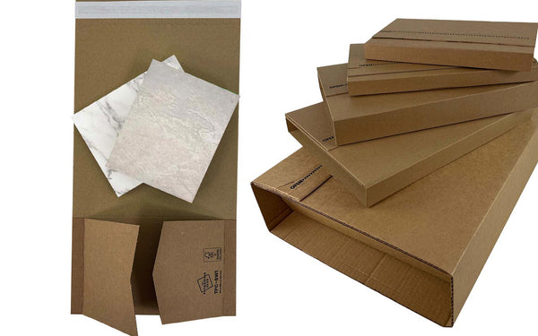 How Book Wraps Simplify Shipping Tile Samples