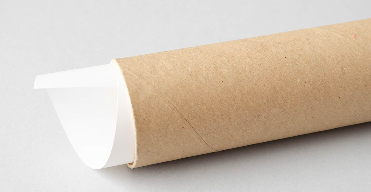 large diameter postal tube, containing Architectural drawings or artwork