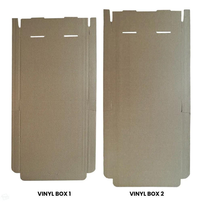 Cardboard Box for shipping 25 Vinyl Records at a time - supplied flat