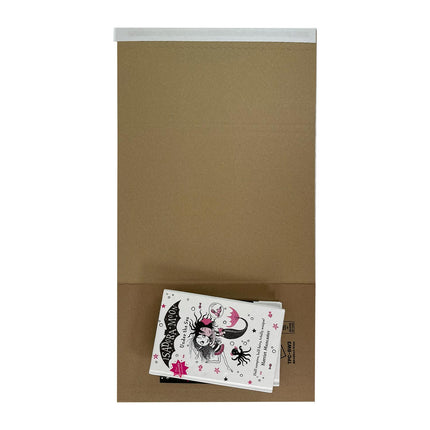 TPC-BW3 Book Wraps 280 x 205 x 0-70 mm with books sitting on top of the packaging