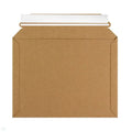 Corrugated Cardboard Capacity Envelopes 180 x 235mm featuring new white paper based opening strip. 100% recyclable - available by The Packaging Club