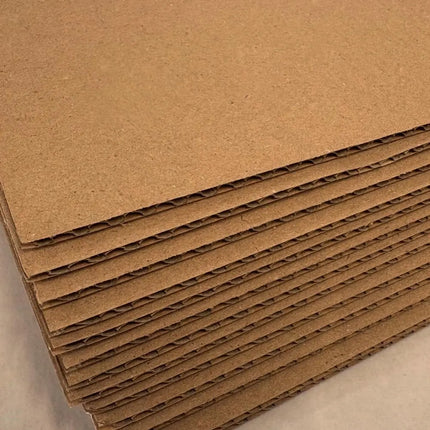 B-flute strong Vinyl Record Stiffeners | Layer Pads 320 x 320 mm