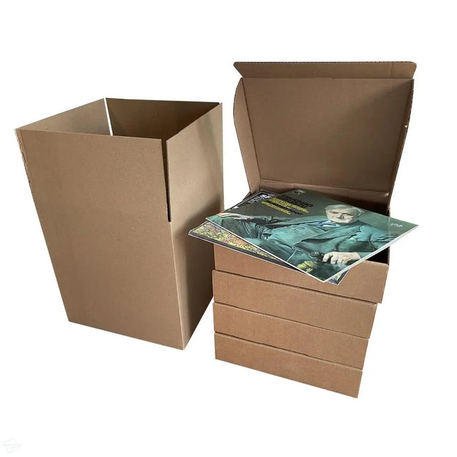 LP Cardboard Box for 80 Vinyl Records 350 x 340 x 365mm