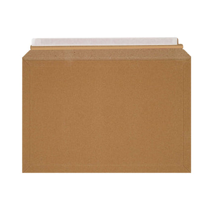Solid board envelope with peel and seal, fits Royal Mail large letter