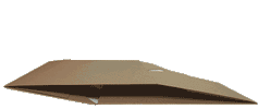 Secure crash lock cardboard box - animated X lock base