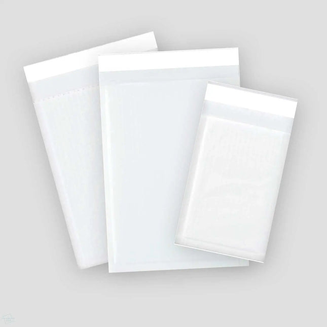Fluted Corrugated Mailer White 180 x 165mm The Packaging Club