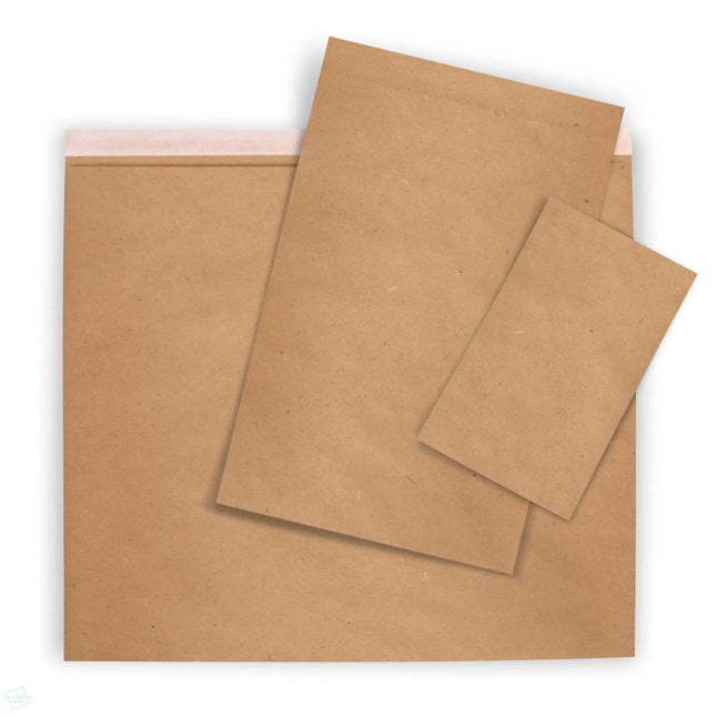 Biodegradable Kraft Paper Mailing Bag 240 x 60 x 340mm The Packaging Club