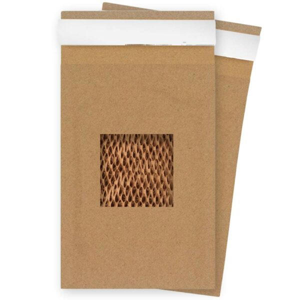 Small Padded Envelope - Plastic Free Bubble Mailer Alternative, made from eco-friendly natural kraft paper